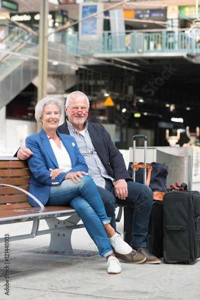 Obraz Active senior couple