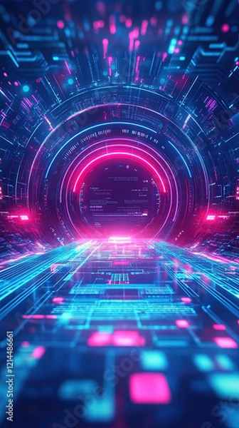 Fototapeta The Future of Marketing: AI & Big Data Revolution