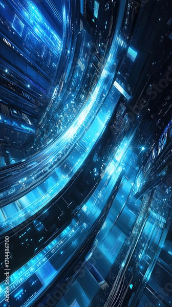 Fototapeta The Future of Marketing: AI & Big Data Revolution