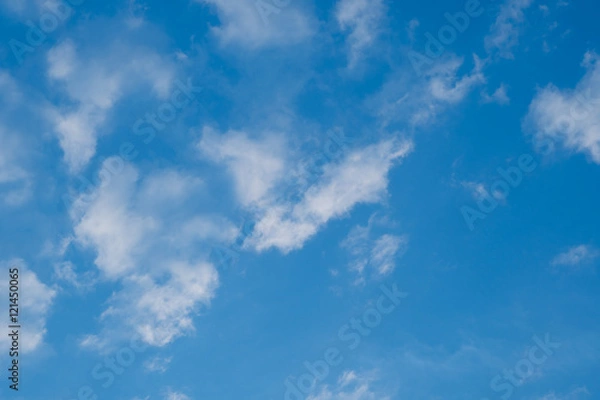Fototapeta Cloud in blue sky