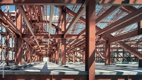 Obraz Konstrukcja metalowa.