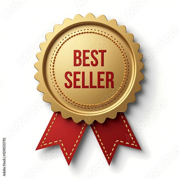 Obraz best seller label