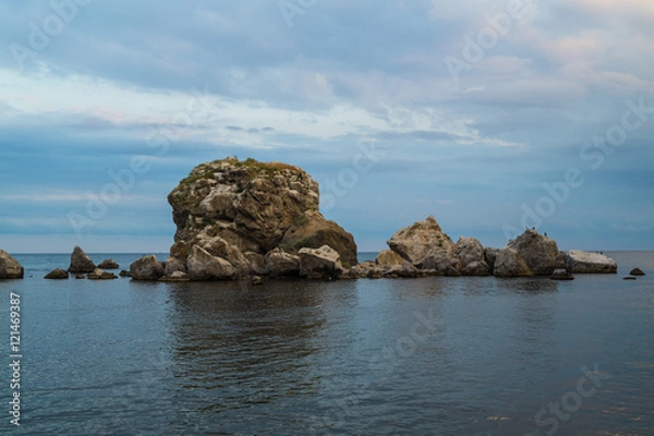 Obraz Beautiful sea sky and rocks
