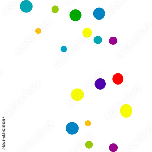 Fototapeta Dots Shapes Abstract Pattern