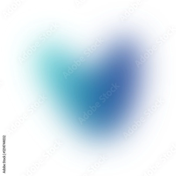 Obraz blurred gradient shape