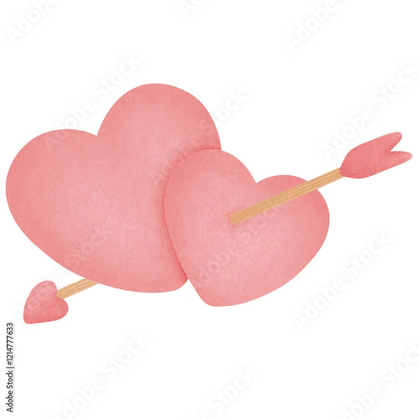 Obraz Valentine's Day Heart Bow