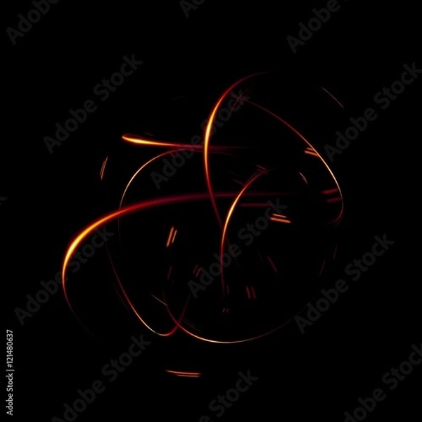 Fototapeta Abstract ring background. Glowing spiral. The energy flow tunnel. shine round frame with light circles light effect. glowing cover. Space for message. Light sphere. Atom power.