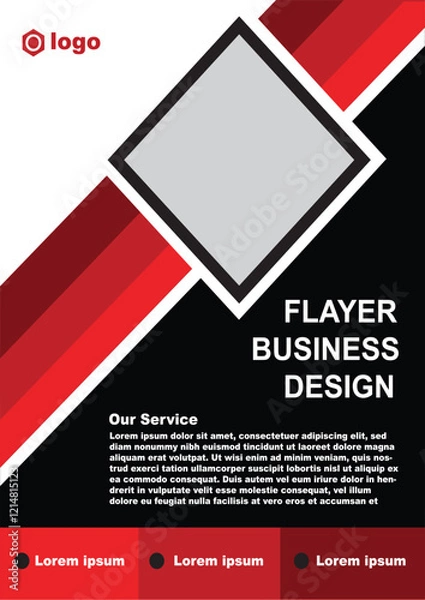 Obraz Business flayer design