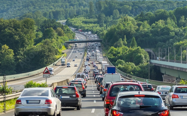 Obraz Stau auf der Autobahn