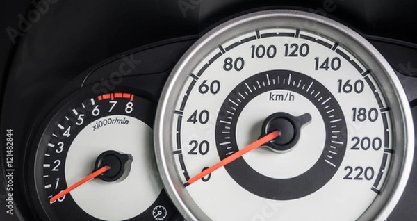 Obraz Speedo meter and tachometer.