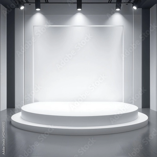 Obraz stage with spotlights