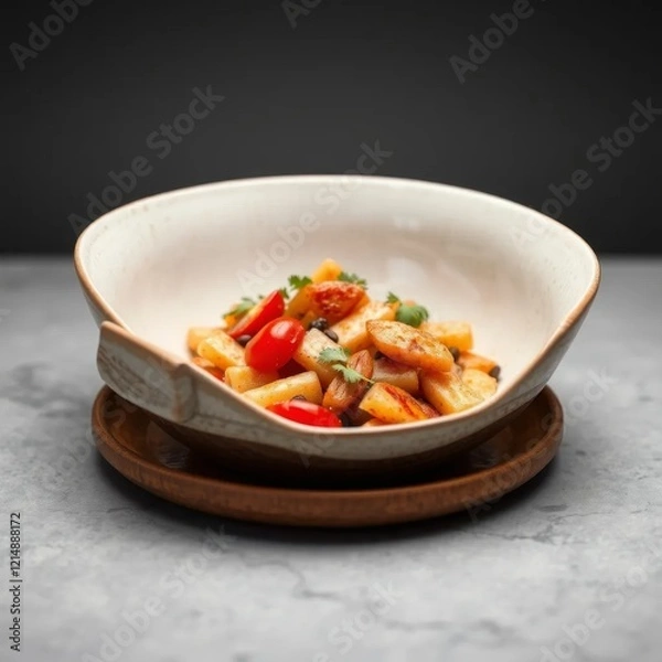 Obraz High-end food photography scene with precise white balance and soft