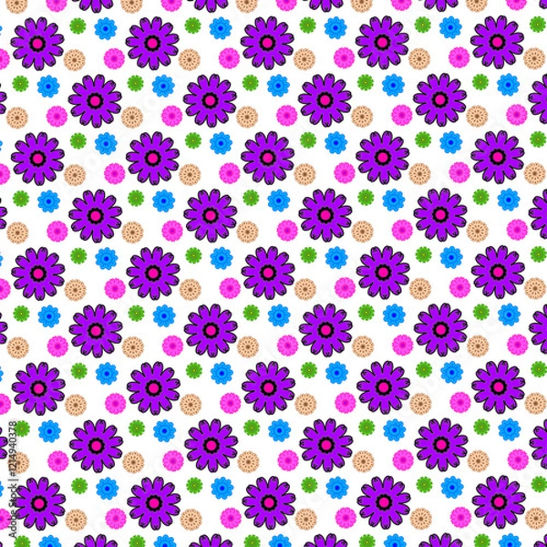 Obraz seamless pattern with flowers