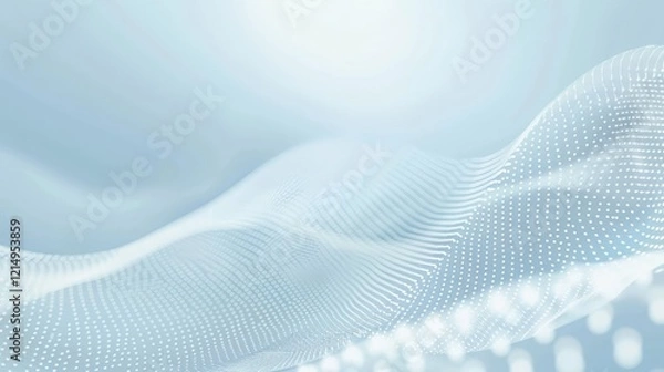 Fototapeta Abstract Light Blue Wave Background