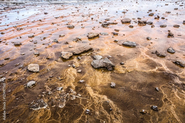 Fototapeta Valley of Geysers. Geothermal area in Iceland
