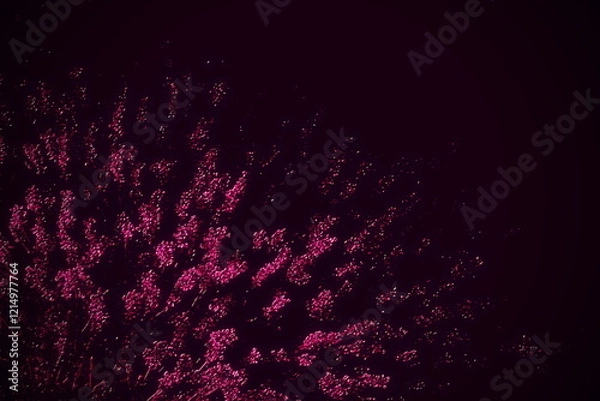 Obraz background with space for text. Ornate stylish festive background in red colors. Decorative bright old backdrop in light and dark tones. Cool creative image for postcard layout. Modern art of seamless