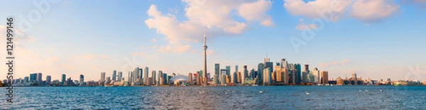 Fototapeta Panoramiczny widok na panoramę Toronto
