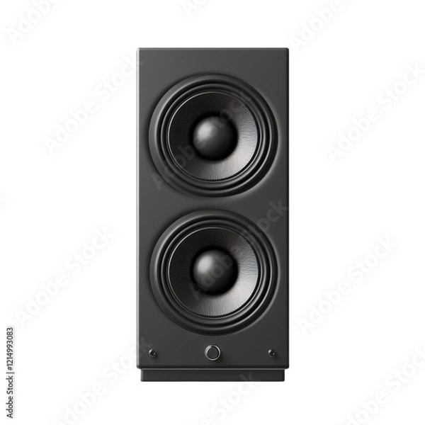 Fototapeta stack audio music speaker isolated on a transparent background