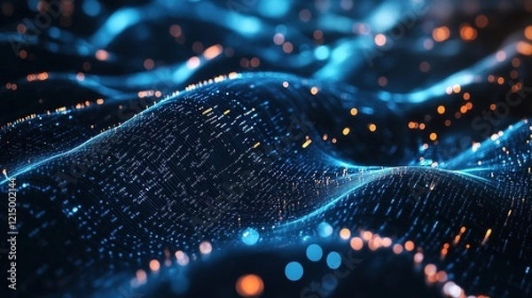 Fototapeta A digital health platform analyzing patient data in real-time, secure and efficient