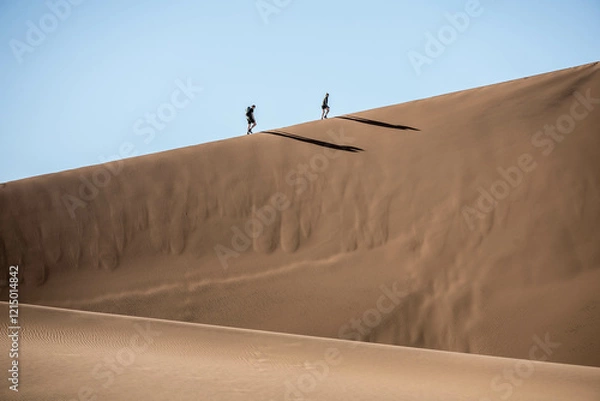 Obraz Deadvlei Namibia Climbing Big Daddy Dune