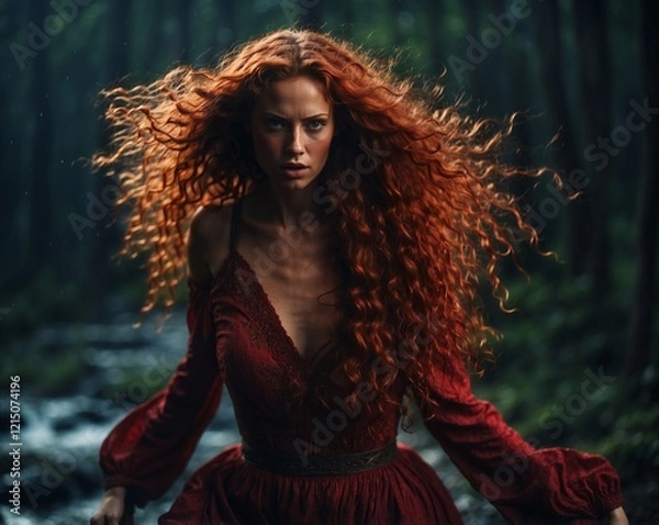 Obraz AI-generated image of a young woman, capturing natural beauty and contemporary style. The scene highlights youthfulness, confidence, and modern aesthetics.

