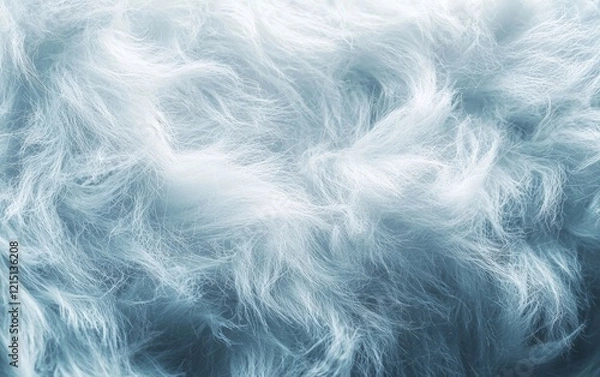 Fototapeta High-resolution macro of fluffy cotton fibers, soft and delicate texture