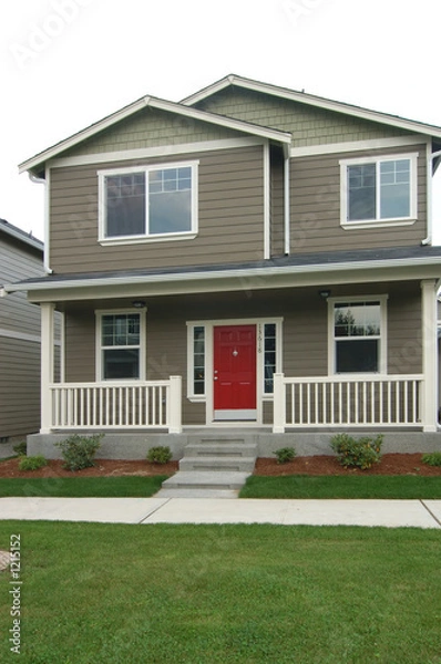 Obraz brand new house