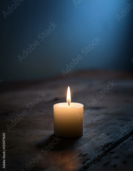 Obraz candle in the dark