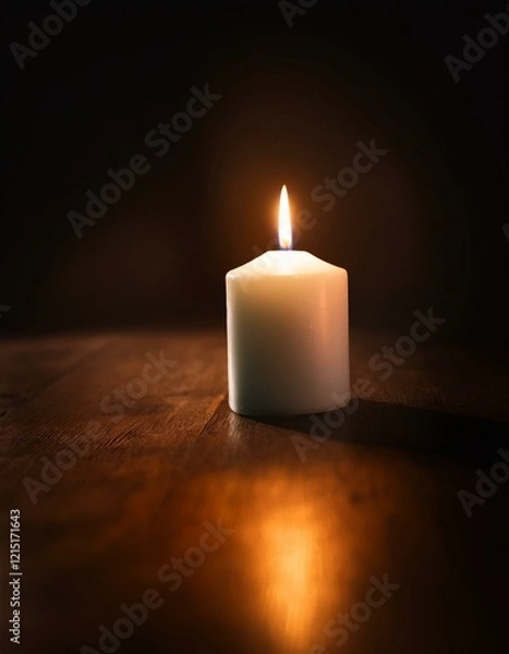 Obraz candle in the dark