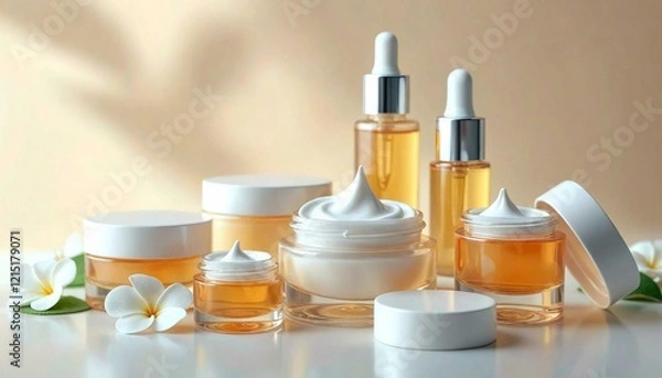 Obraz Med Spa Skincare Products Close-Up