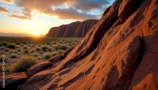 Obraz Dawn Uluru Close-Up