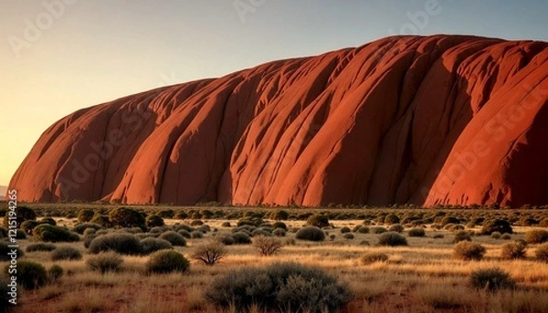 Obraz Sunrise at Uluru (Ayers Rock) Close-Up