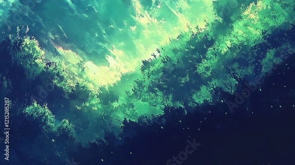 Obraz Enchanting Forest Canopy