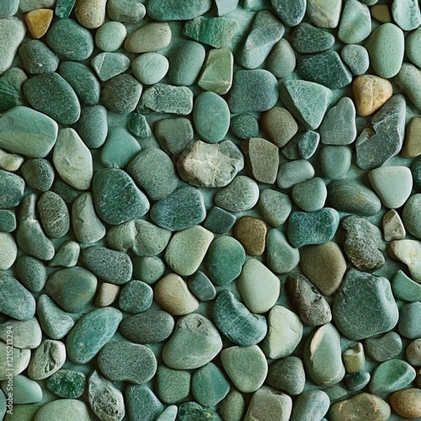 Fototapeta Natural Pebble Textures: Stone Patterns for Design and Backgrounds
