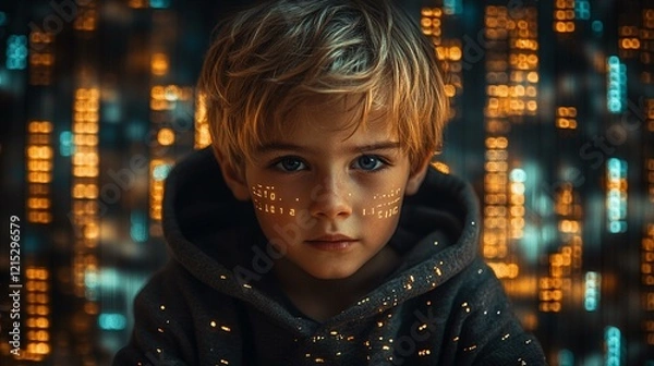 Obraz A script kiddie trying to crack passwords using readily available tools and online resources. 343