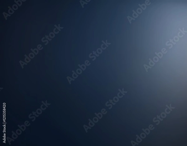 Fototapeta Subtle Nightfall: A Dark Blue Gradient Abstract