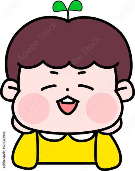 Obraz cute child vector image
