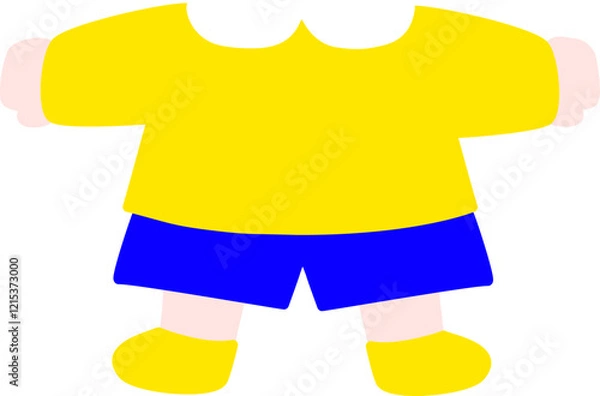 Obraz cute child vector image