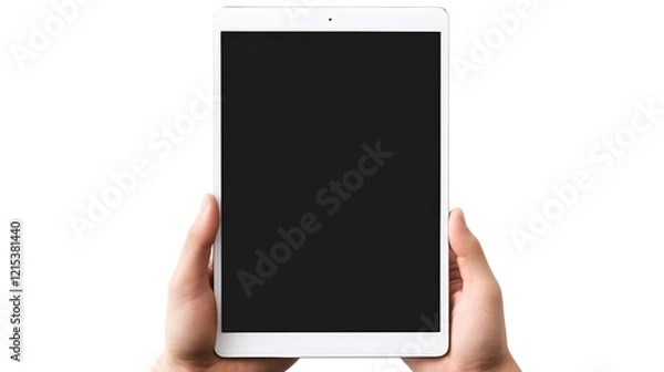 Obraz Hands Holding A Tablet