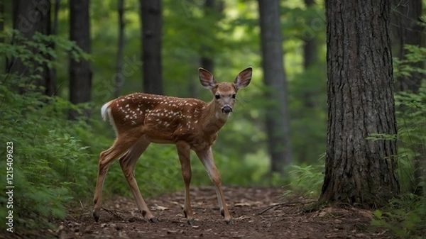 Obraz deer in the woods