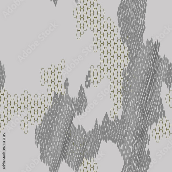 Obraz seamless texture gray snake skin