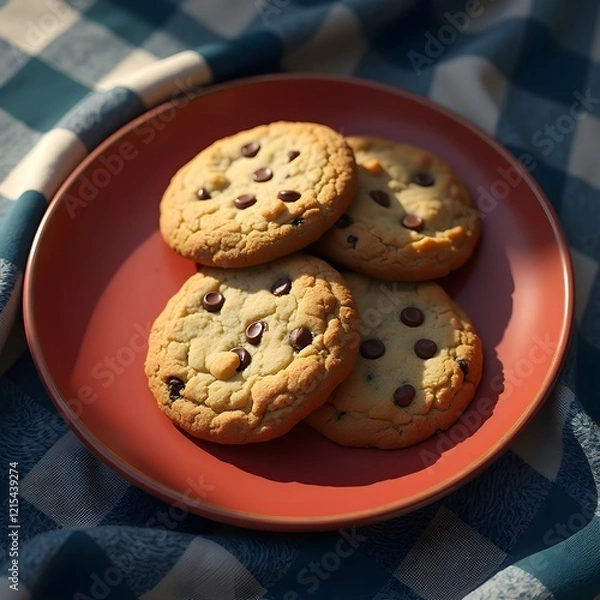 Obraz Classic Chocolate Chip Cookies