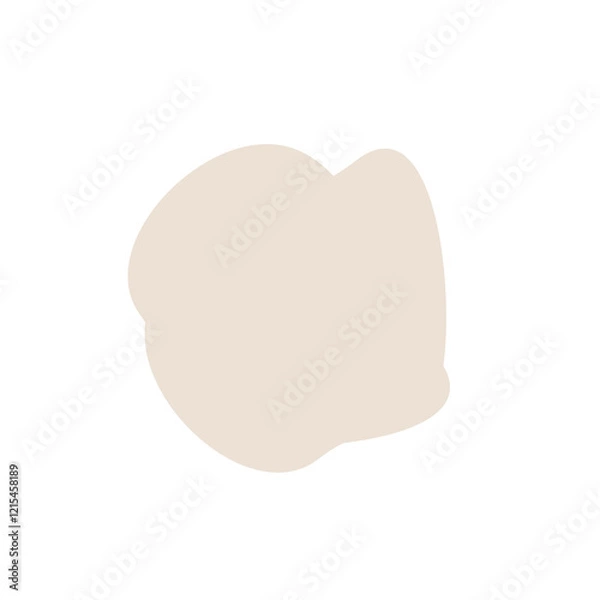 Fototapeta Minimalist Beige Abstract Shape