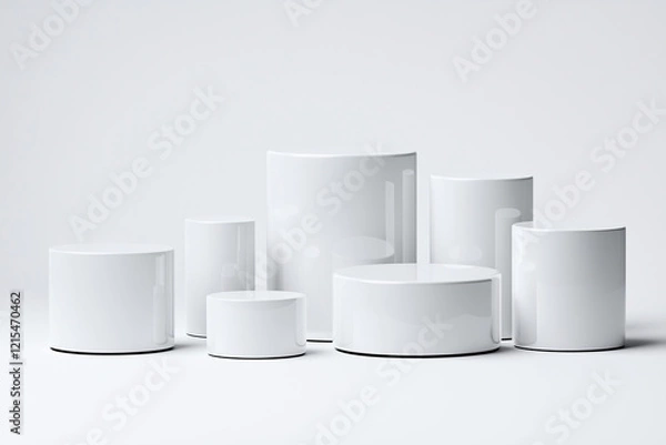 Obraz Empty mockup pedestal