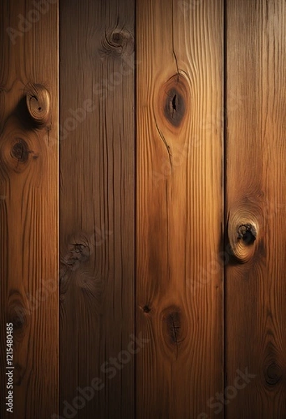 Fototapeta Wooden Boards with Natural Grain Patterns