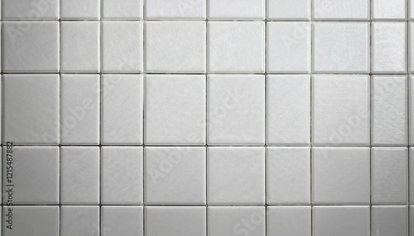 Obraz seamless white glossy tile texture background