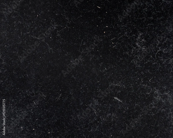 Fototapeta Dust Particles on Black Background Noise Overlay