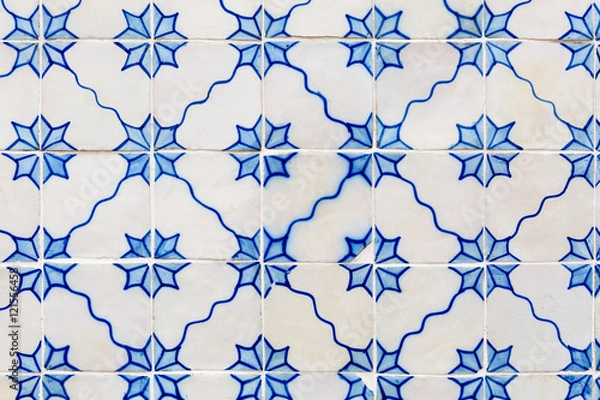 Obraz blue azulejos - tiles from Lisbon