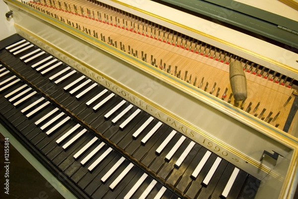Obraz clavecin-ancien-ouvert