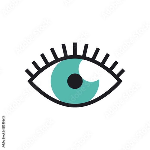 Obraz eye icon vector illustration